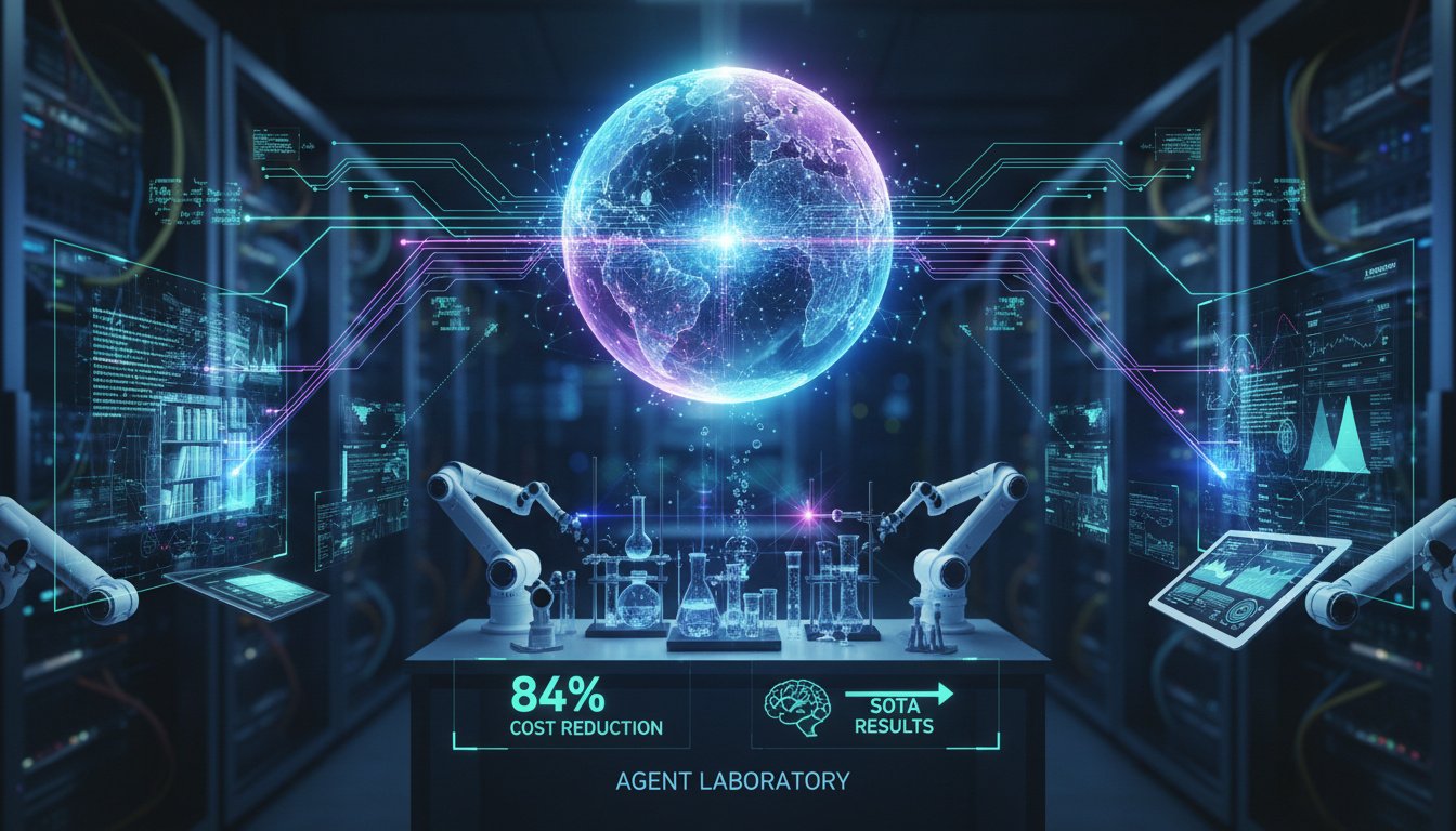 You are currently viewing AI Agents Tackle Full Research Cycle in New Framework