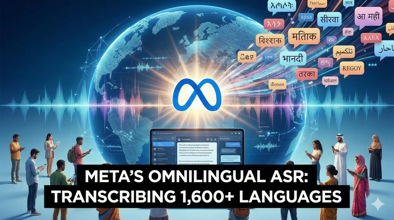 Read more about the article Meta’s Omnilingual ASR Transcribes Speech in 1,600+ Languages