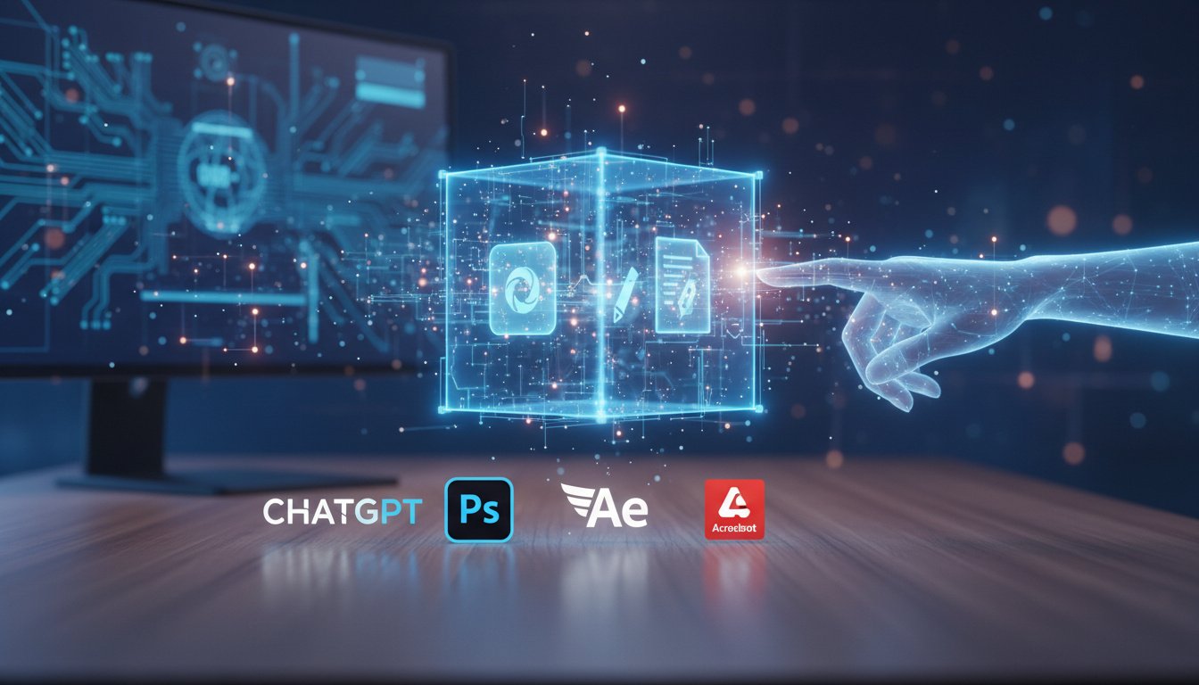 You are currently viewing ChatGPT Can Now Edit Photos and PDFs Using Adobe’s Photoshop, Express, and Acrobat