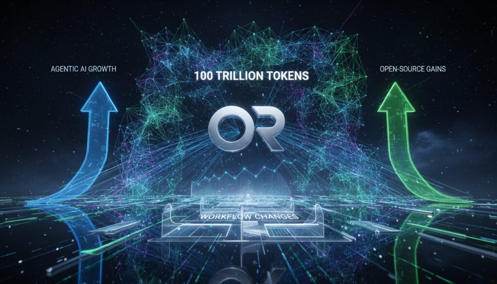 OpenRouter’s 100 Trillion Token Study Reveals AI Shifts