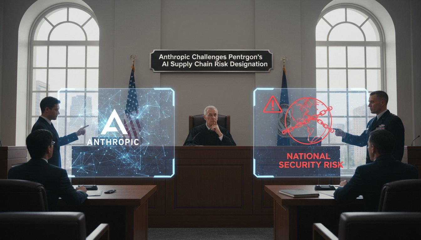 You are currently viewing Anthropic Challenges Pentagon’s AI Supply Chain Risk Designation in Court