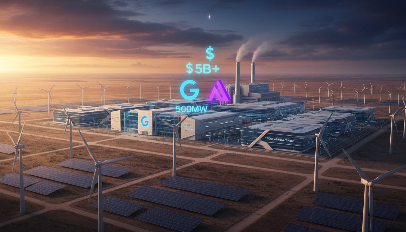 You are currently viewing Google Nears $5B Financing for Anthropic’s 500MW Texas AI Data Center