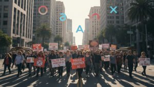 Read more about the article Stop the AI Race Protesters Target OpenAI, Anthropic, xAI Offices in SF for Frontier AI Pause